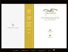 Tablet Screenshot of gillesmorat-vins.com